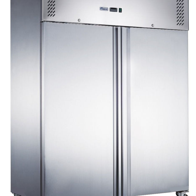 FED-X XURC1200SFV Two-Door Solid Upright Fridge 791L