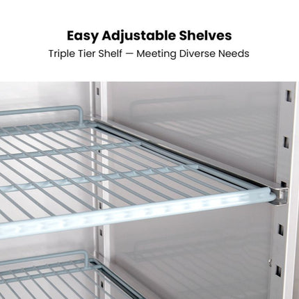 FED-X S/S Four Door Upright Fridge 1410L XURC1410S2V