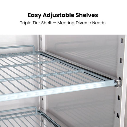 FED-X S/S Four Door Upright Freezer XURF1410S2V