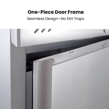 FED-X S/S Four Door Upright Freezer XURF1410S2V