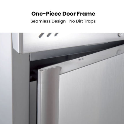FED-X S/S Two Door Upright Fridge XURC650S1V