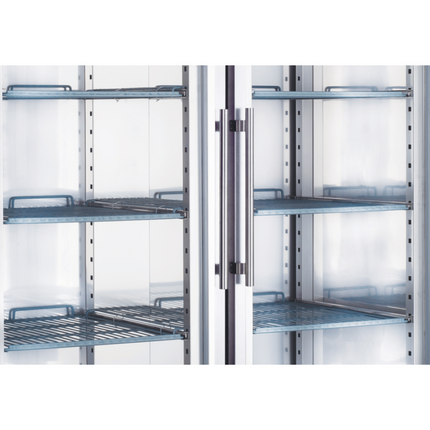 FED-X S/S Two Full Glass Door Upright Freezer XURF1200G2V
