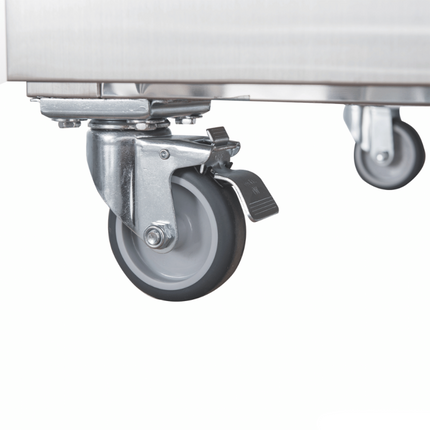 FED-X S/S Two Full Glass Door Upright Freezer XURF1200G2V