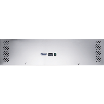 FED-X S/S Two Full Glass Door Upright Freezer XURF1200G2V