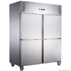 FED-X XURF1200S2V Split Four-Door Upright Freezer - Front View
