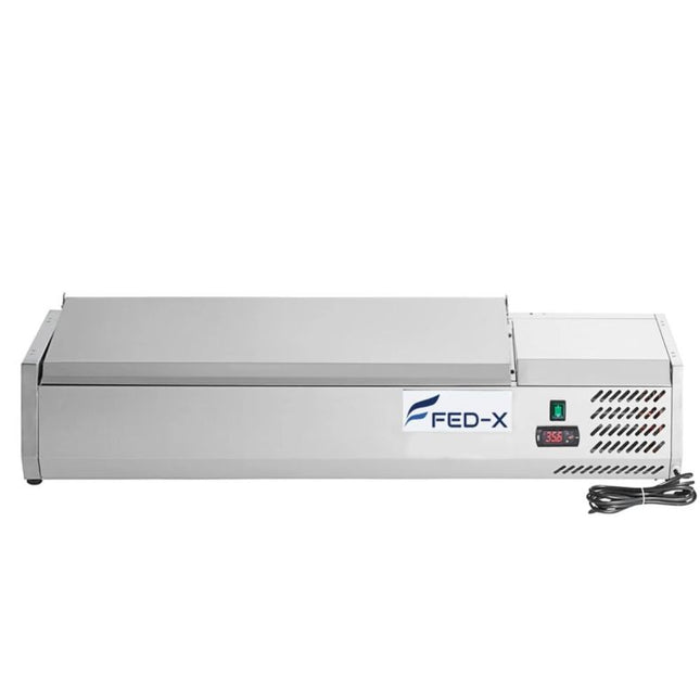 FED-X XVRX1200/380S countertop prep fridge — view 2