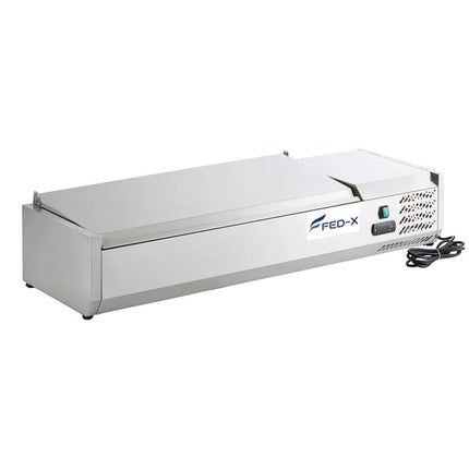 FED-X Salad Bench With Stainless Steel Lid XVRX1200/380S