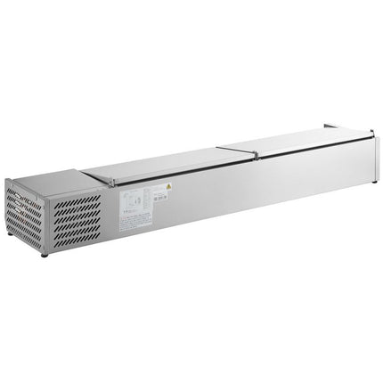 FED-X Salad Bench With Stainless Steel Lids XVRX2000/380S
