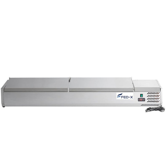 FED-X XVRX2000/380S countertop prep fridge — view 2