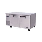 Simco YPF9027 270L 2 door undercounter freezer — front view