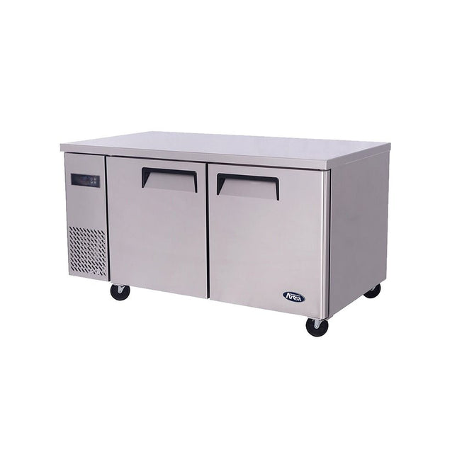 Simco YPF9027 270L 2 door undercounter freezer — front view