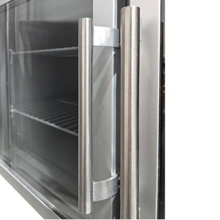 AG Three Door Commercial Glass Door Worktop / Under Bench Display Fridge 700mm Depth