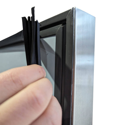 AG 650 Litre Upright Stainless Steel Door Fridge